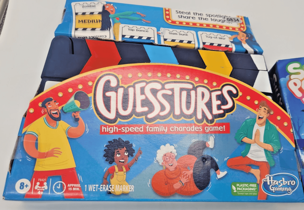 Guesstures Game- Hugh Speed Family Charades Game