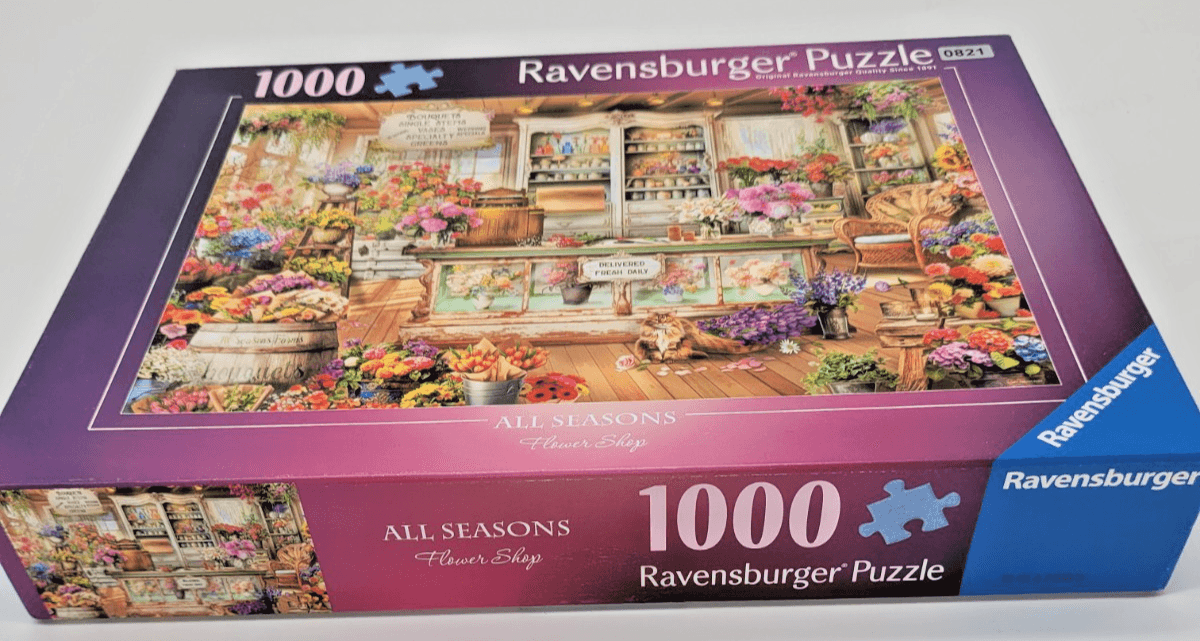 Ravensburger 12000131 Down The No.1 Flower Hill Lane Puzzle 1000