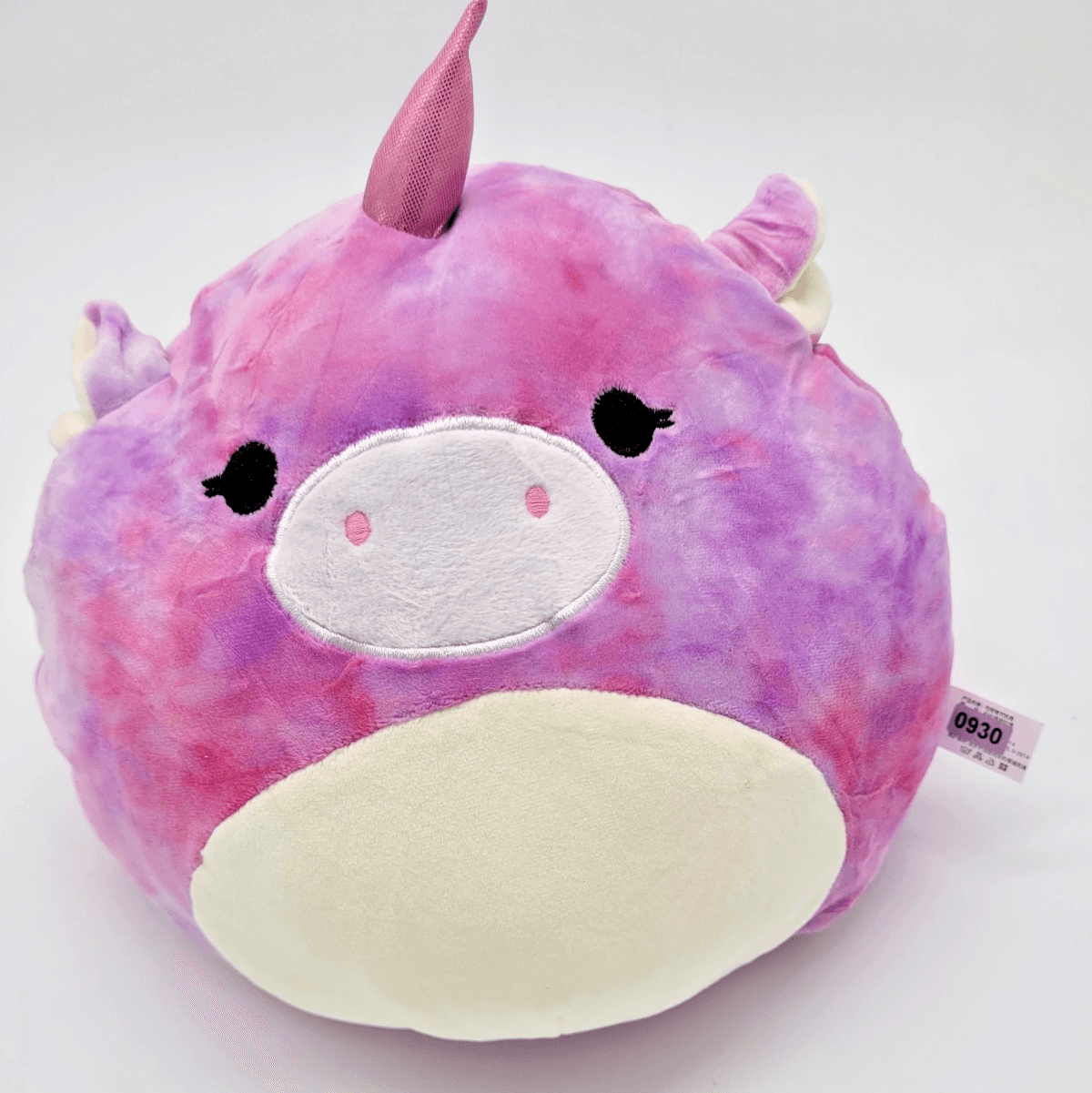 Kellytoy Lola Pig Unicorn 6" Plush Squishmallow Pink Purple Tie Dye 2019