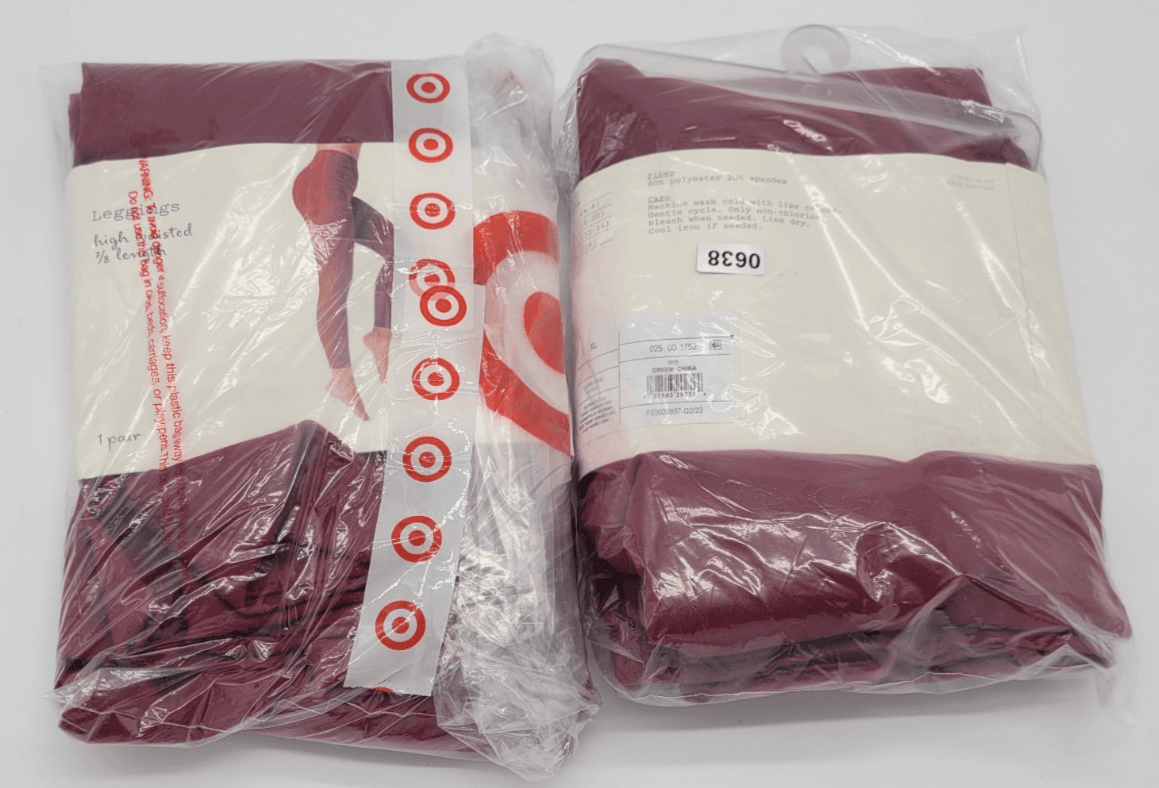 Women's Maroon Leggings XL Lot