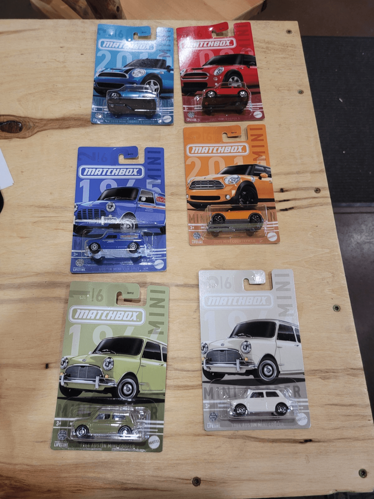 Matchbox Mini Collection – 6-Car Set (2016 Series) – Sealed Diecast Cars