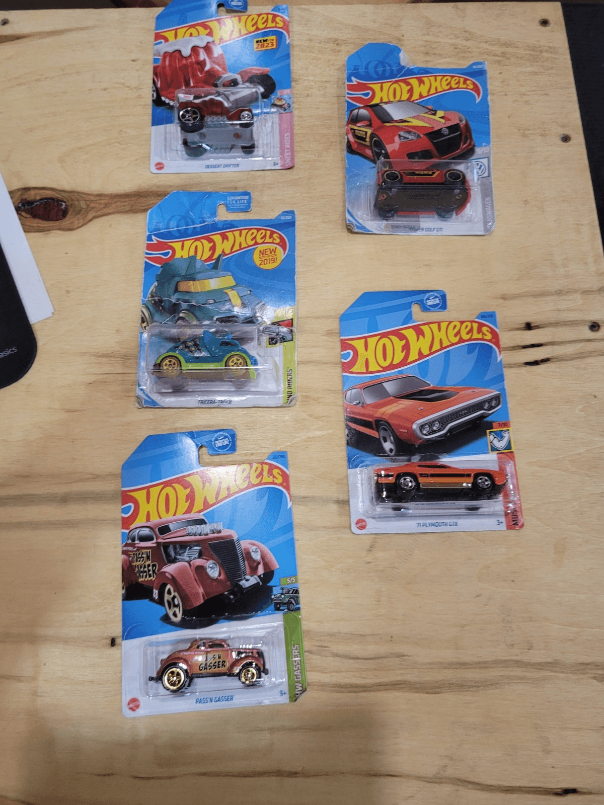 Hot Wheels Mixed Collector Lot – 6 Sealed Cars – Muscle, VW, Gasser & Fantasy Ca