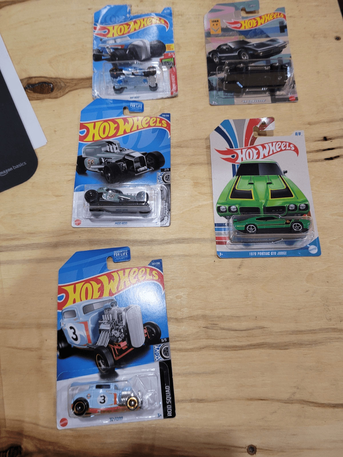 Hot Wheels Collector Lot – Gulf '32 Ford, 1970 GTO Judge, Corvette ZR1 & More (6