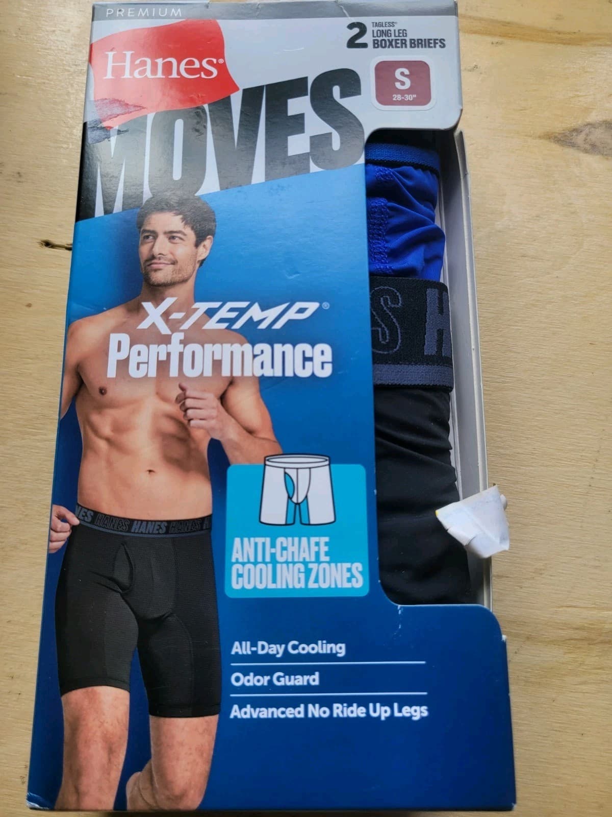 Men's Small X-temp Performance Boxer Briefs