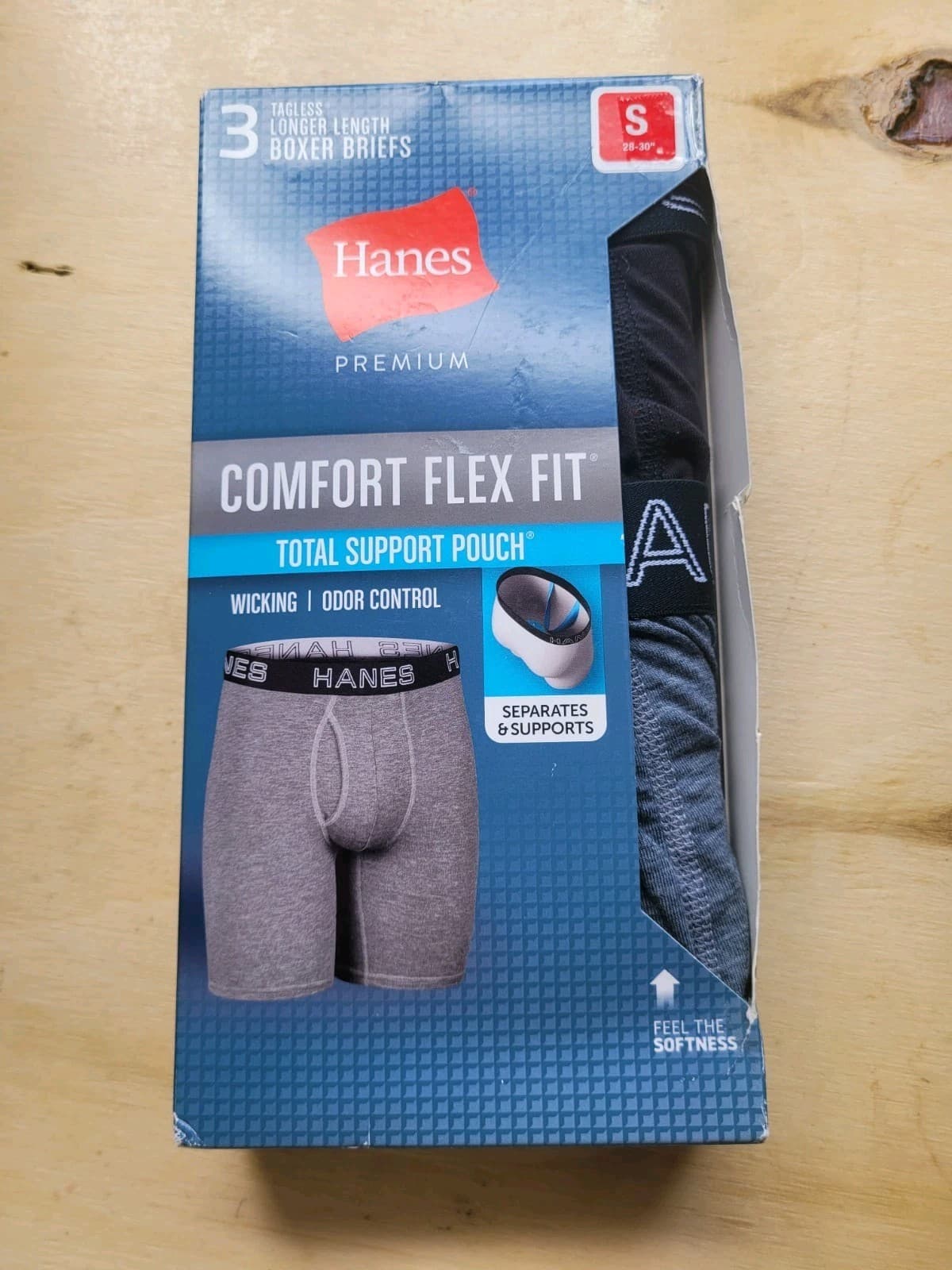 Men's Small Comfort Flex Fit Small Boxer Briefs