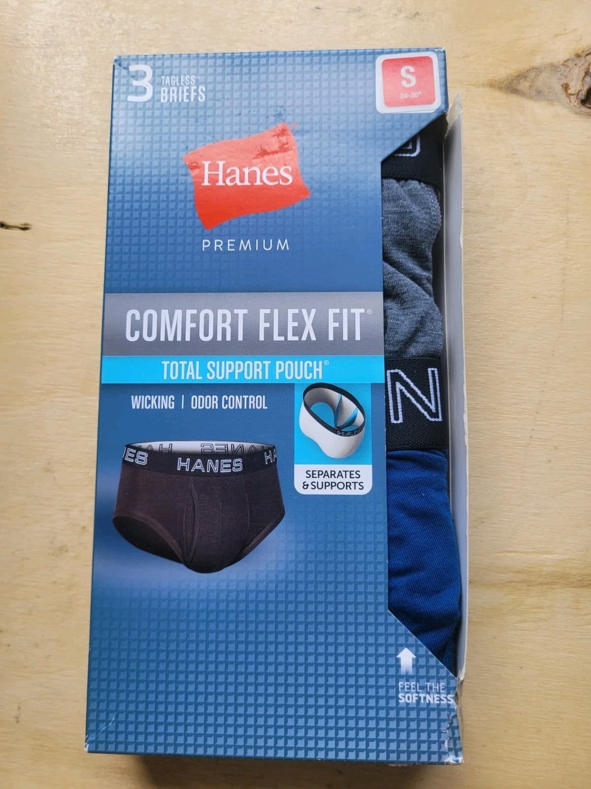 Men's Small Comfort Fit Hanes Brief