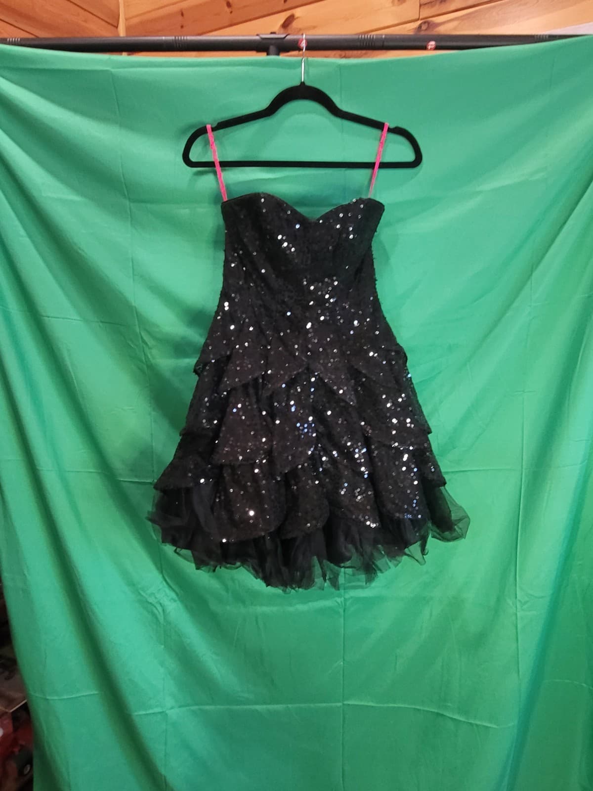 Betsey Johnson Black Sequin Party Dress – Size 0