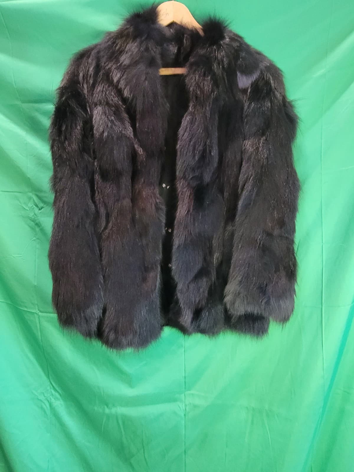 Vintage Genuine Black Fox Fur Coat – Kosman Ali Finland – Women's Luxury Fur