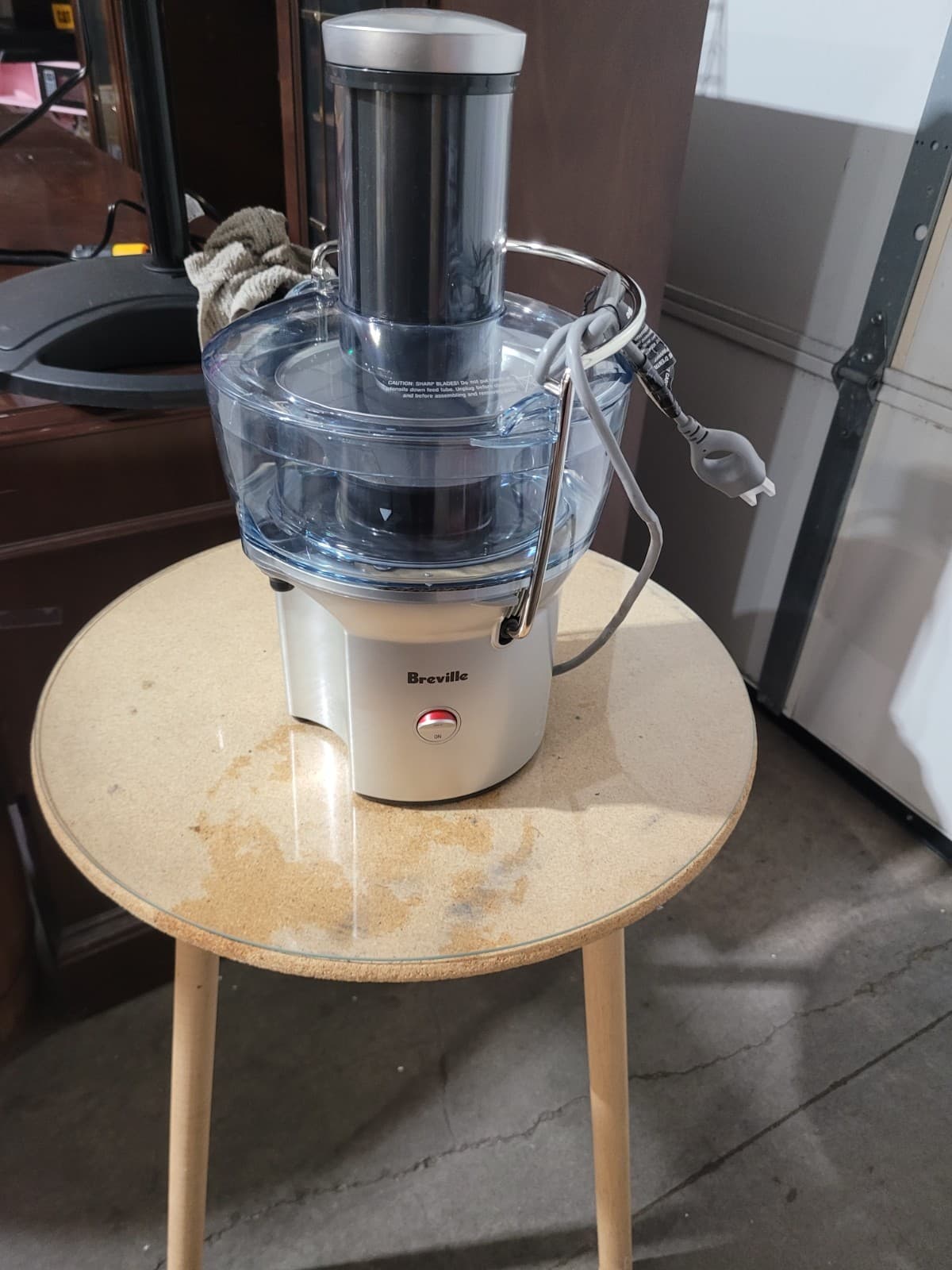Breville BJE200REF Compact Juice Fountain Centrifugal Juicer - Silver
