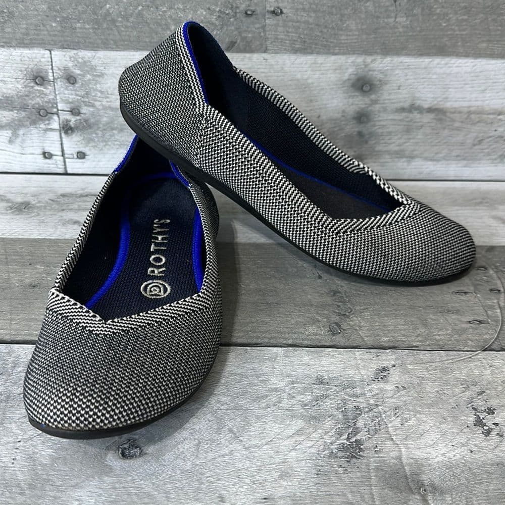 Rothy’s Birds Eye Round Toe Sz 6.5