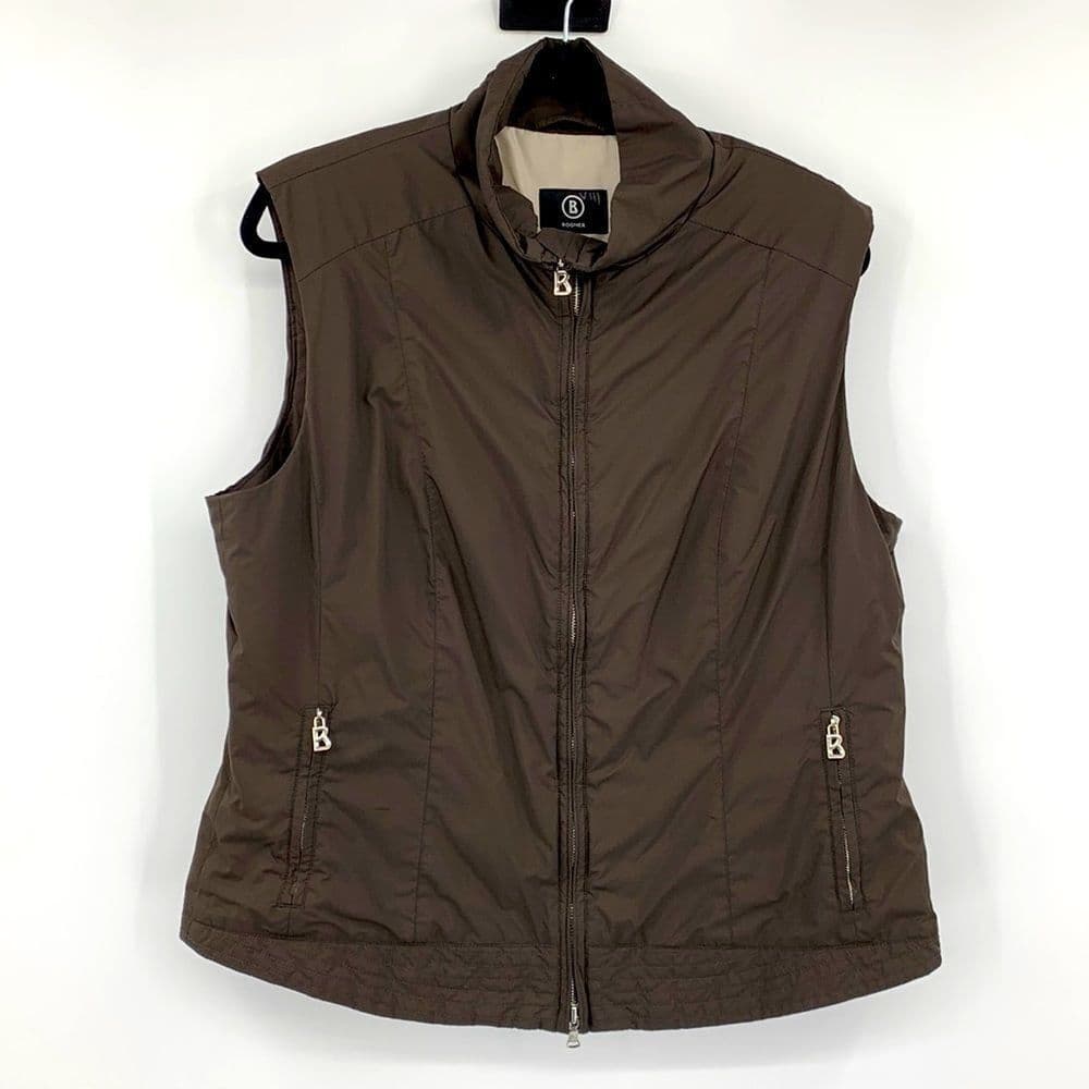 Bogner Vest Brown Womens US 14