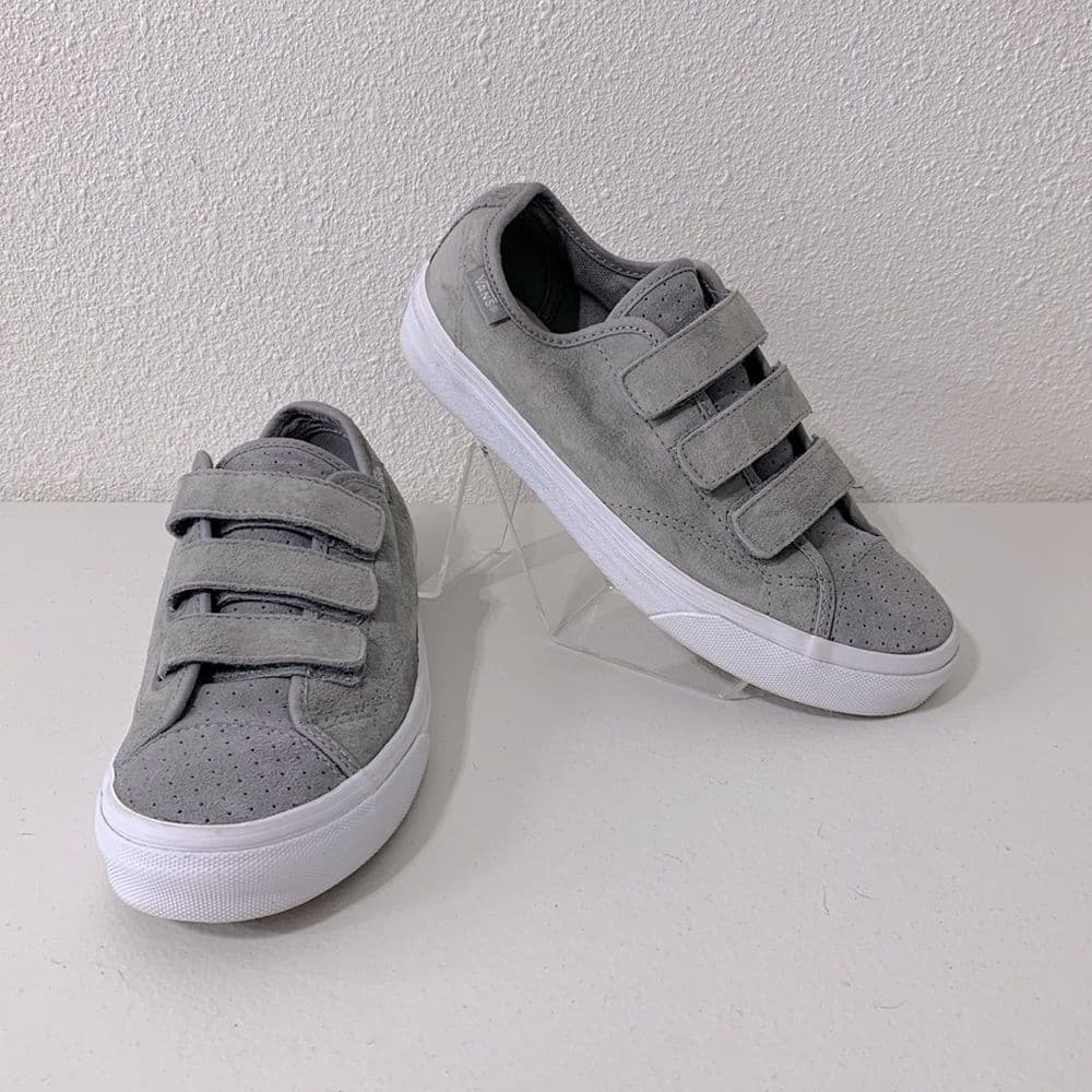 Vans Gray 3 Strap Sneakers Sz 6.5