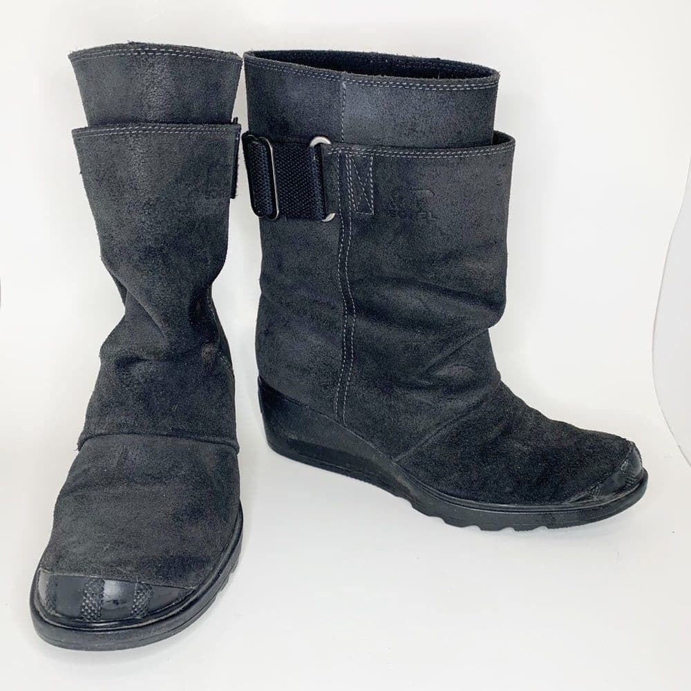 Sorel Toronto Black Boots Sz 7