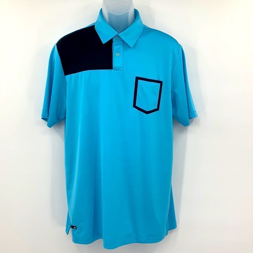 Adidas Purelotion CoolMax Golf Polo Sz M