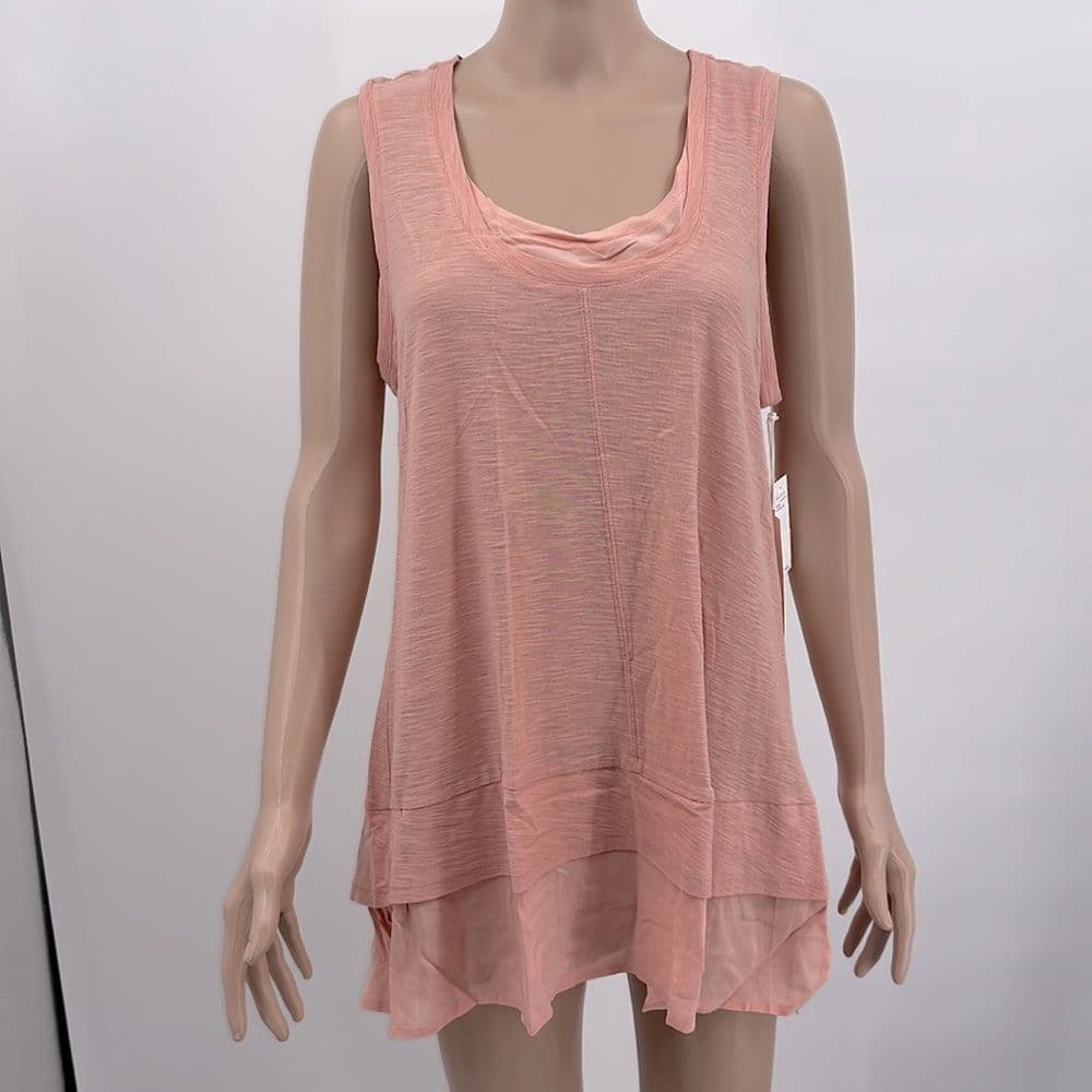 Two by Vince Camuto Coral Dusk Summer Breeze Tank Sz Medium NWT