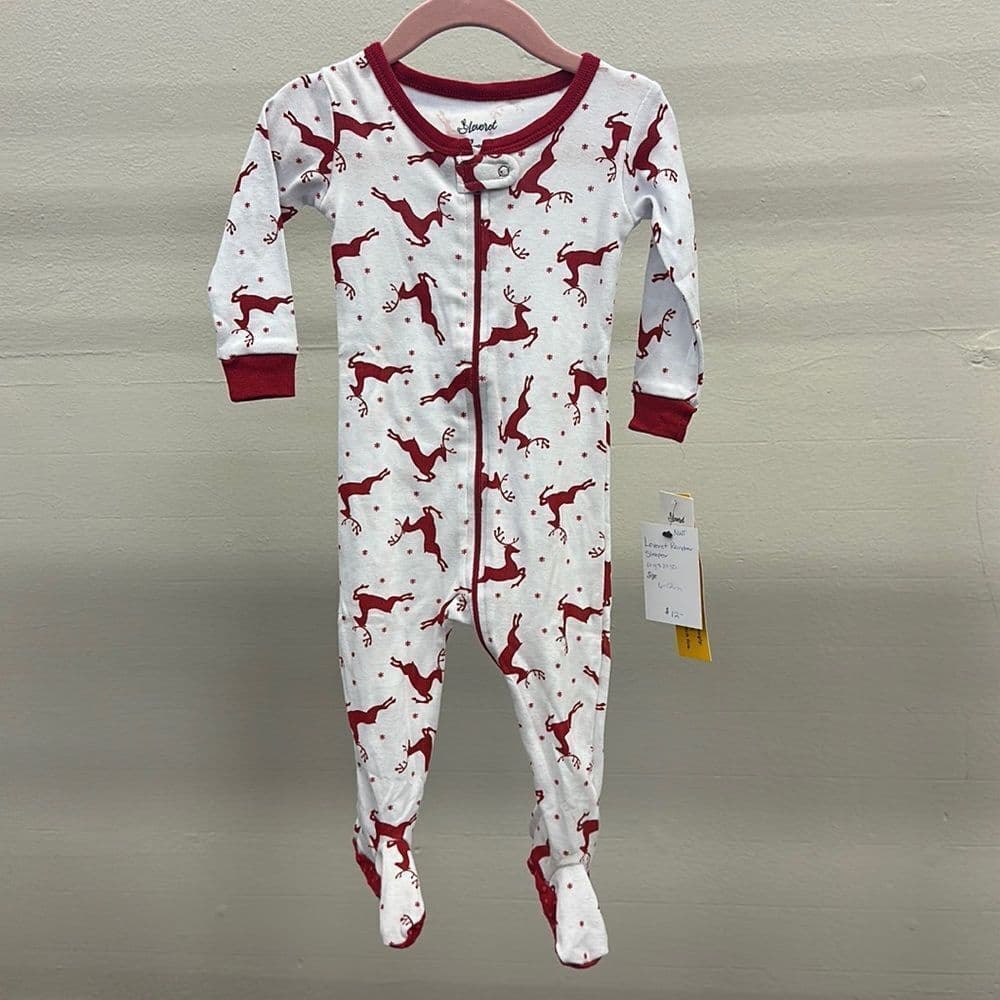 Leveret Holiday Reindeer Pjs NWT 6-12m