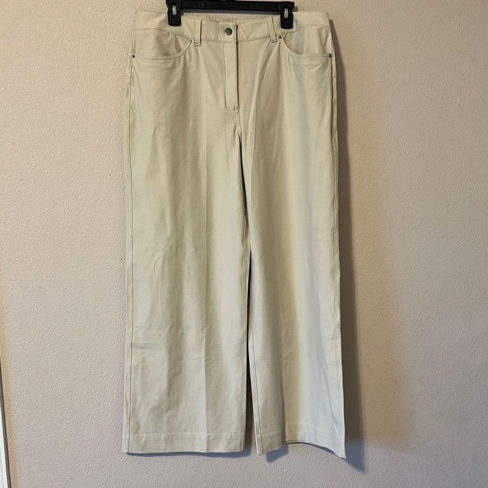 Lululemon City Sleek 5 Pocket Wide-Leg High-Rise Pant *Light Utilitech in Natura