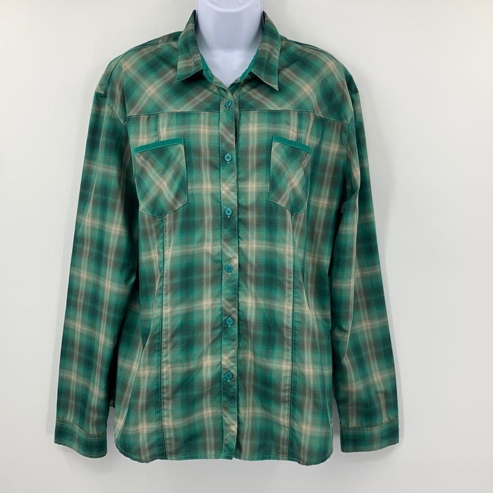 Kuhl Mountain Culture Button Up Top Sz XL