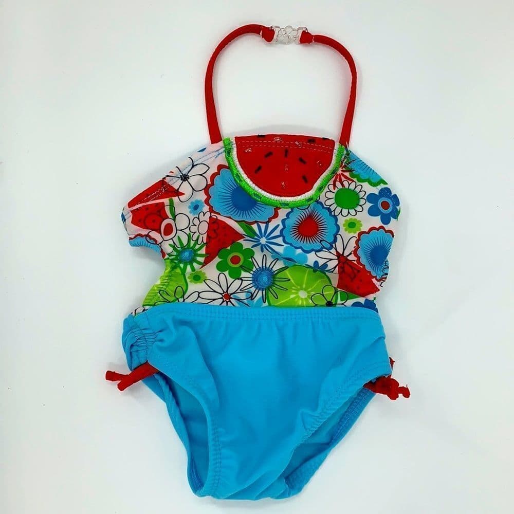 Okie-Dokie Watermelon Swimsuit Sz 12M