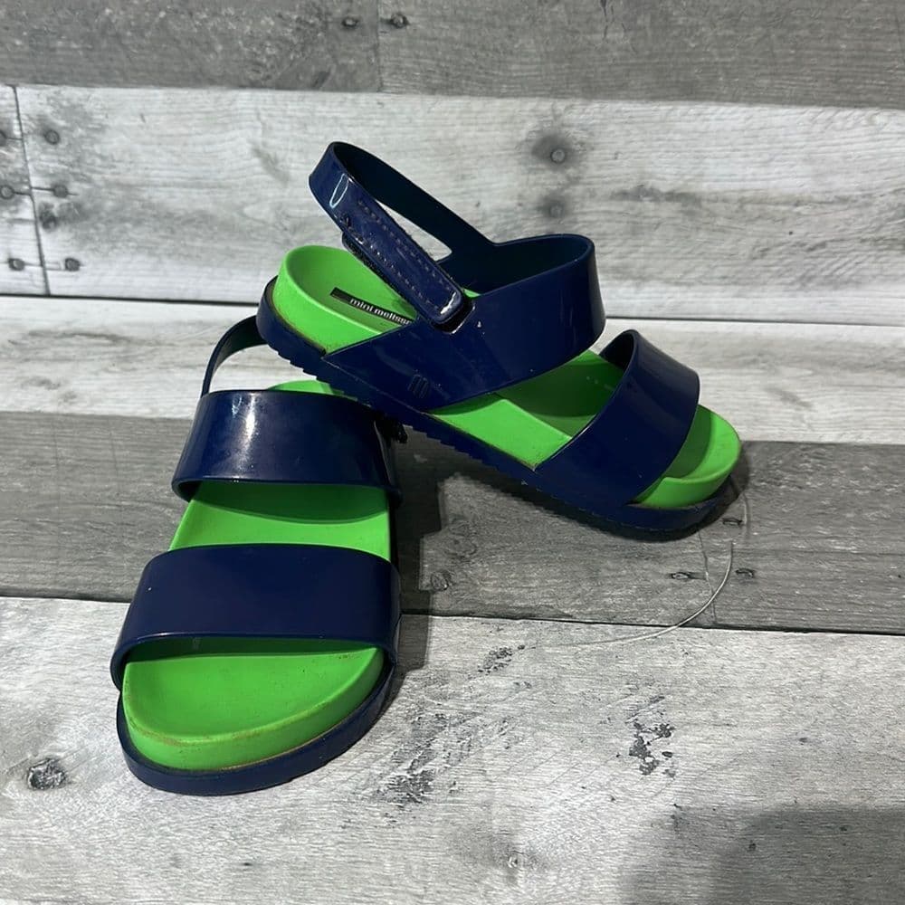 Mini Melissa Strappy Sandals Girls Sz 10