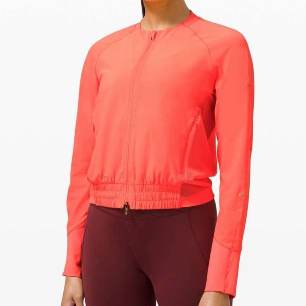 Lululemon Lightweight Run Jacket in Sunset NWT Sz 14