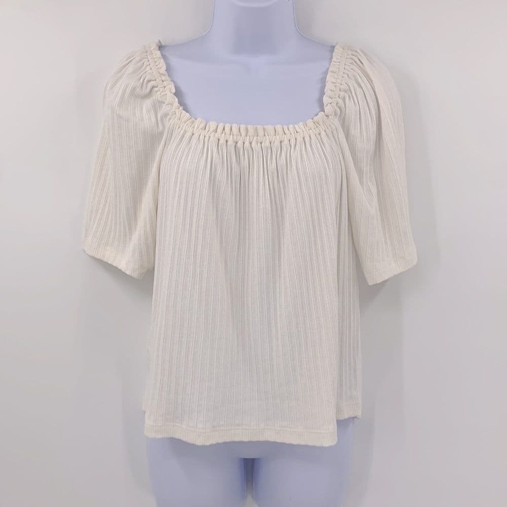 Madewell Off the Shoulder Top Sz L
