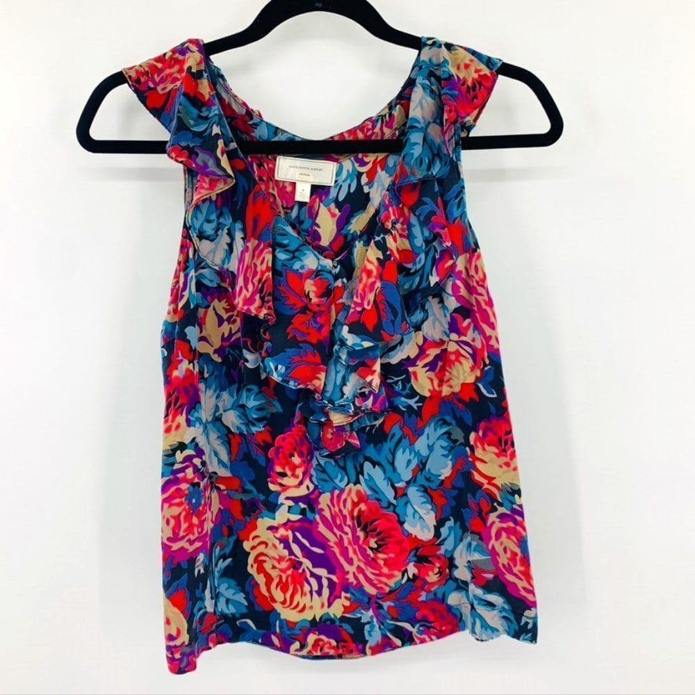Moulinette Soeurs Floral Sleeveless Top Sz 0