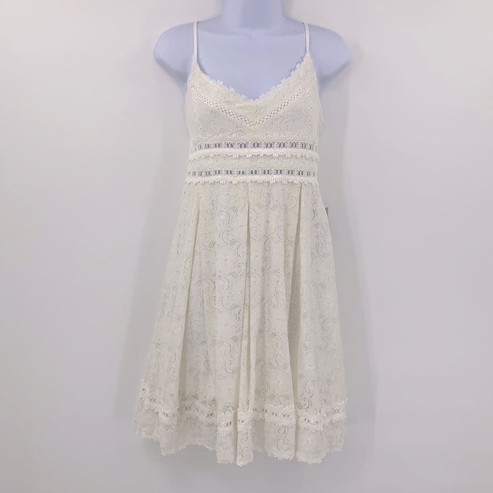 NSR Provance Stretch Lace Mini Dress Sz XL NWT