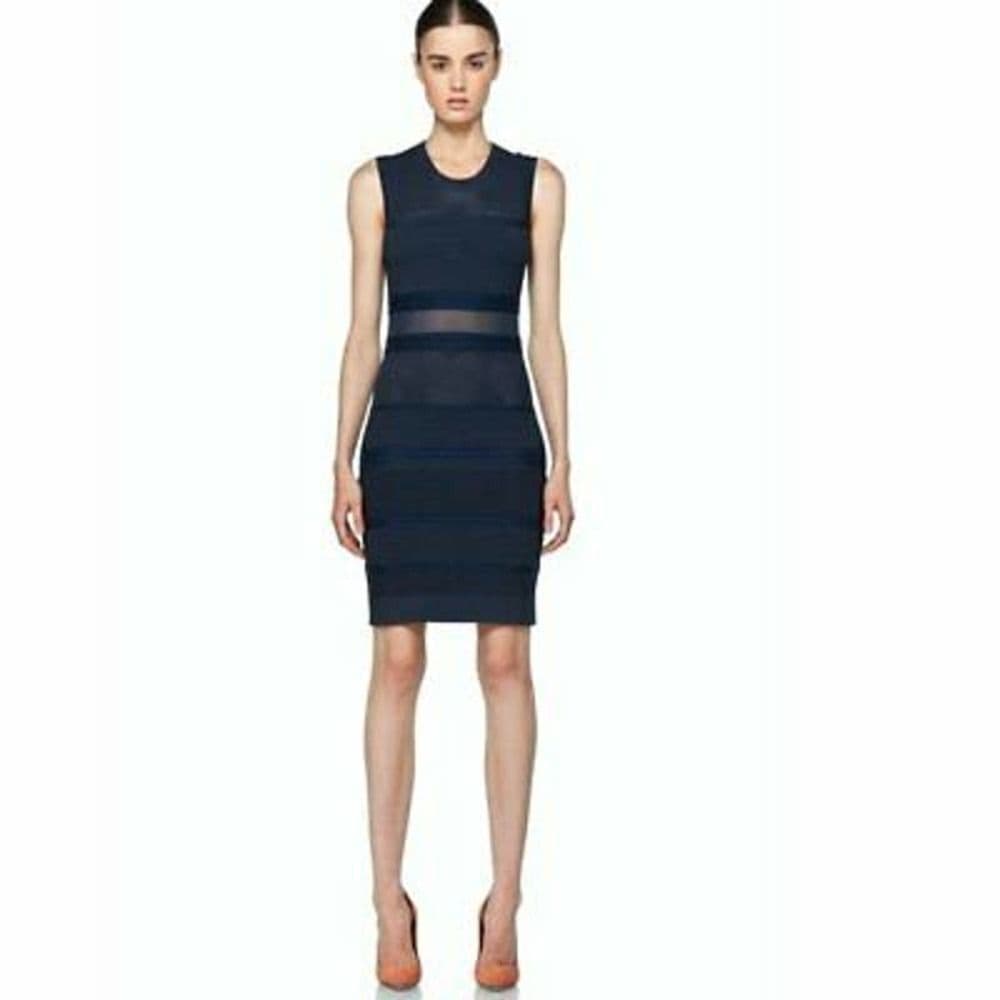 Rag & Bone Navy Mesh Dress Sz XS