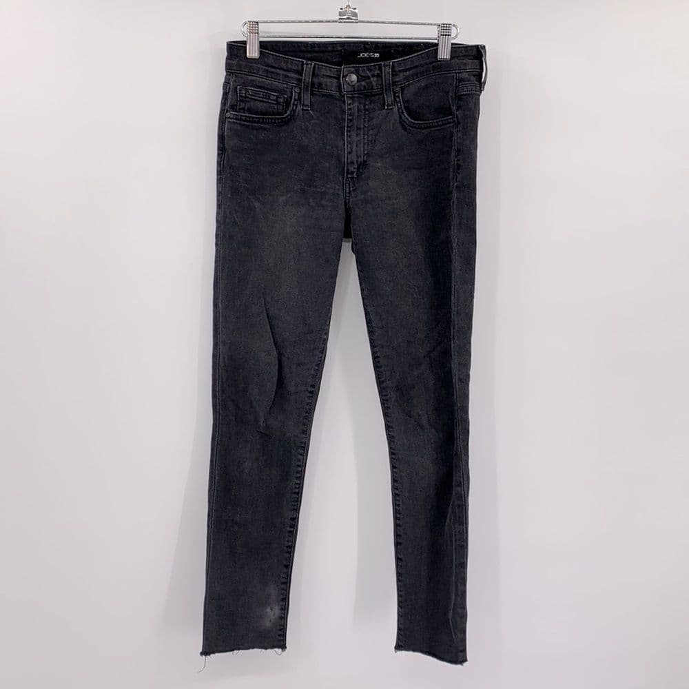 Joe’s Jeans Black Denim Skinny Ankle Jeans Sz 27