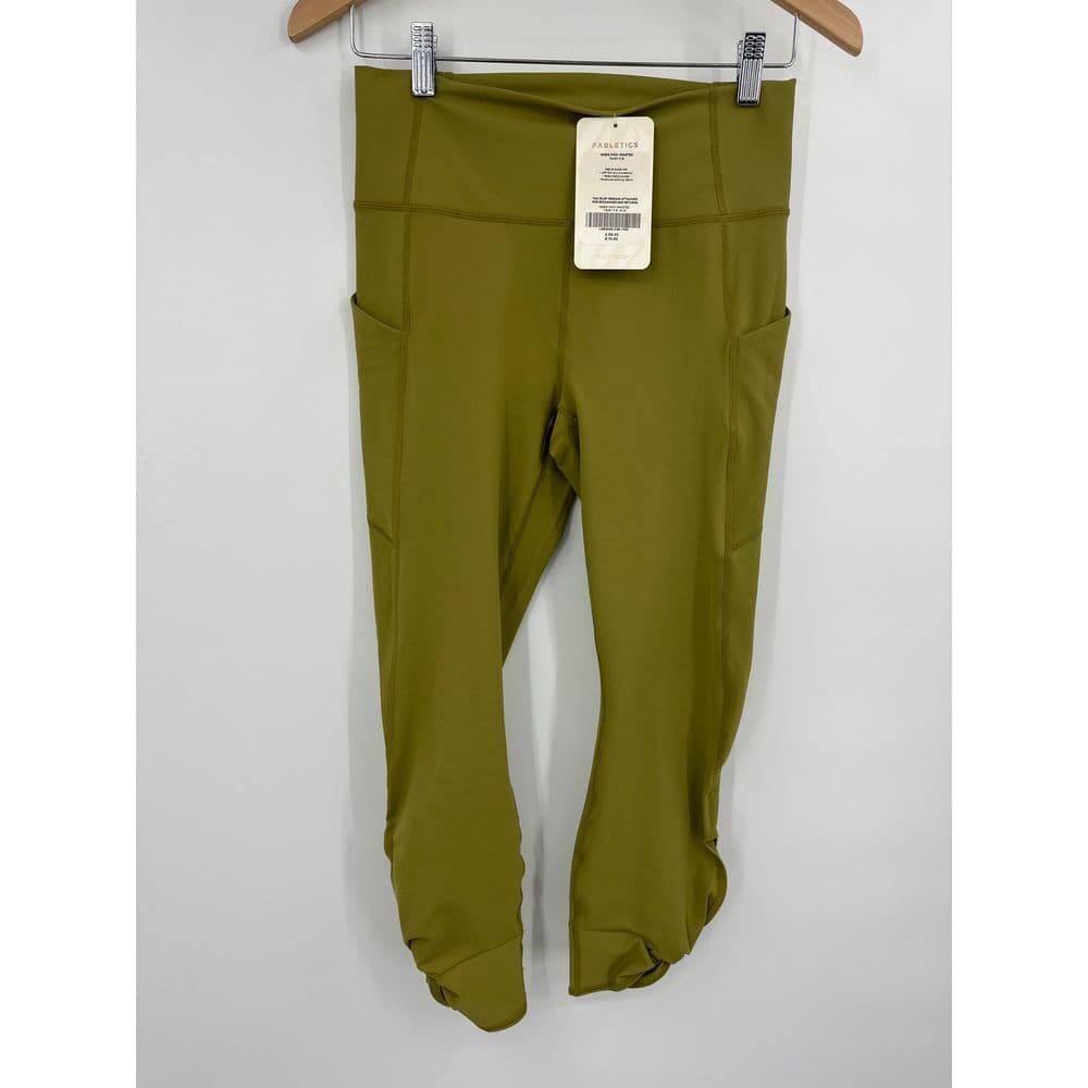 Fabletics Oasis High Waist Twist 7/8 Leggings Sz M