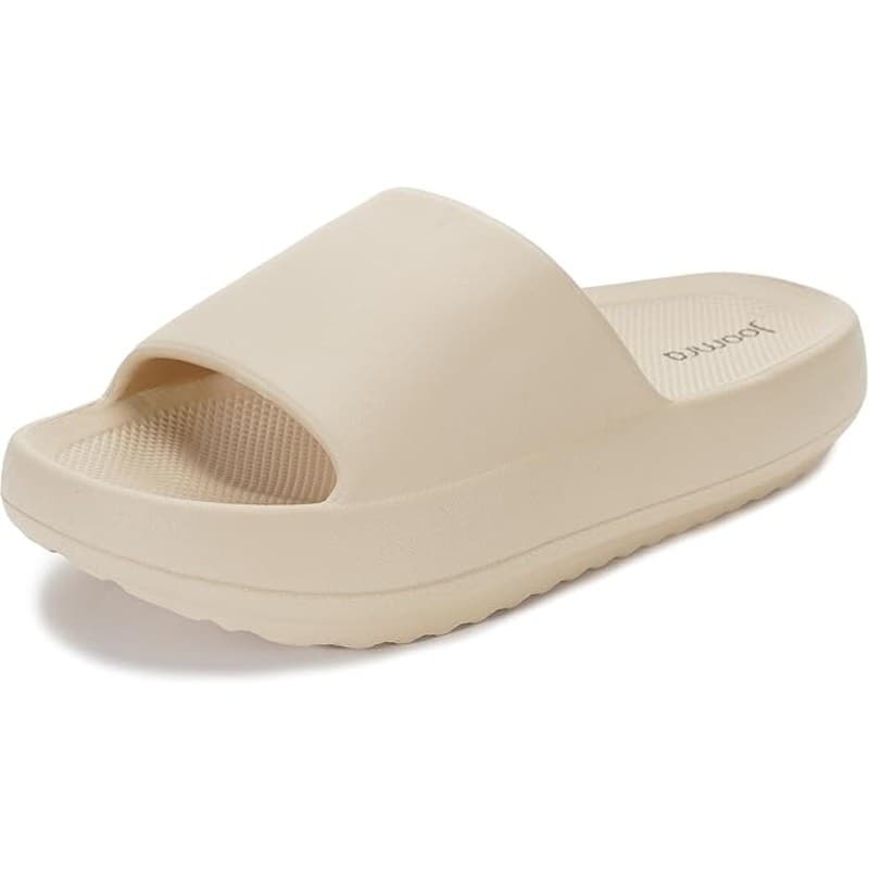 Joomra Recovery Slides Thick Cushion Cloud Foam Slippers Unisex Beige 40–41