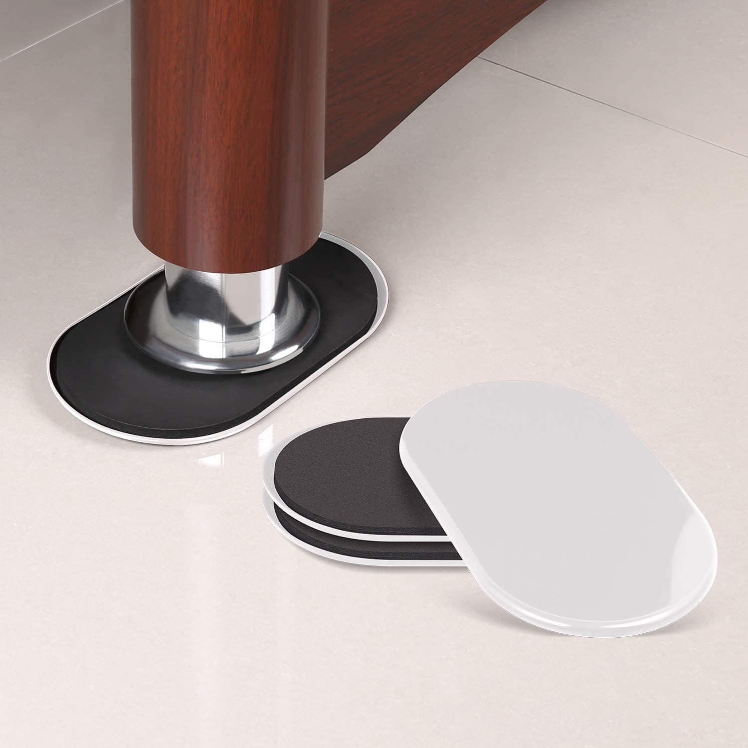 Furniture Sliders 8 Pack Carpet Moving Pads Heavy Duty Reusable Floor Protectors