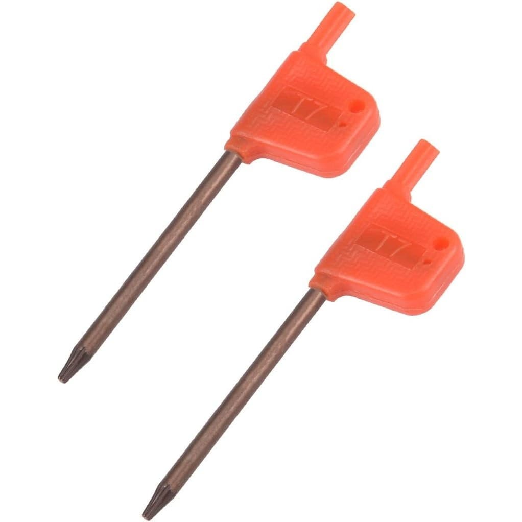 uxcell Torx Screwdriver T7 S2 Steel Flag Handle Star Driver Key 2pcs