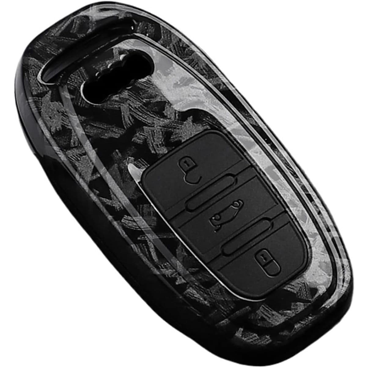 ABS Carbon Fiber Car Key Case Cover for Audi Q3 Q5 Q7 A3 A4 A5 A6 A7 A8 S RS