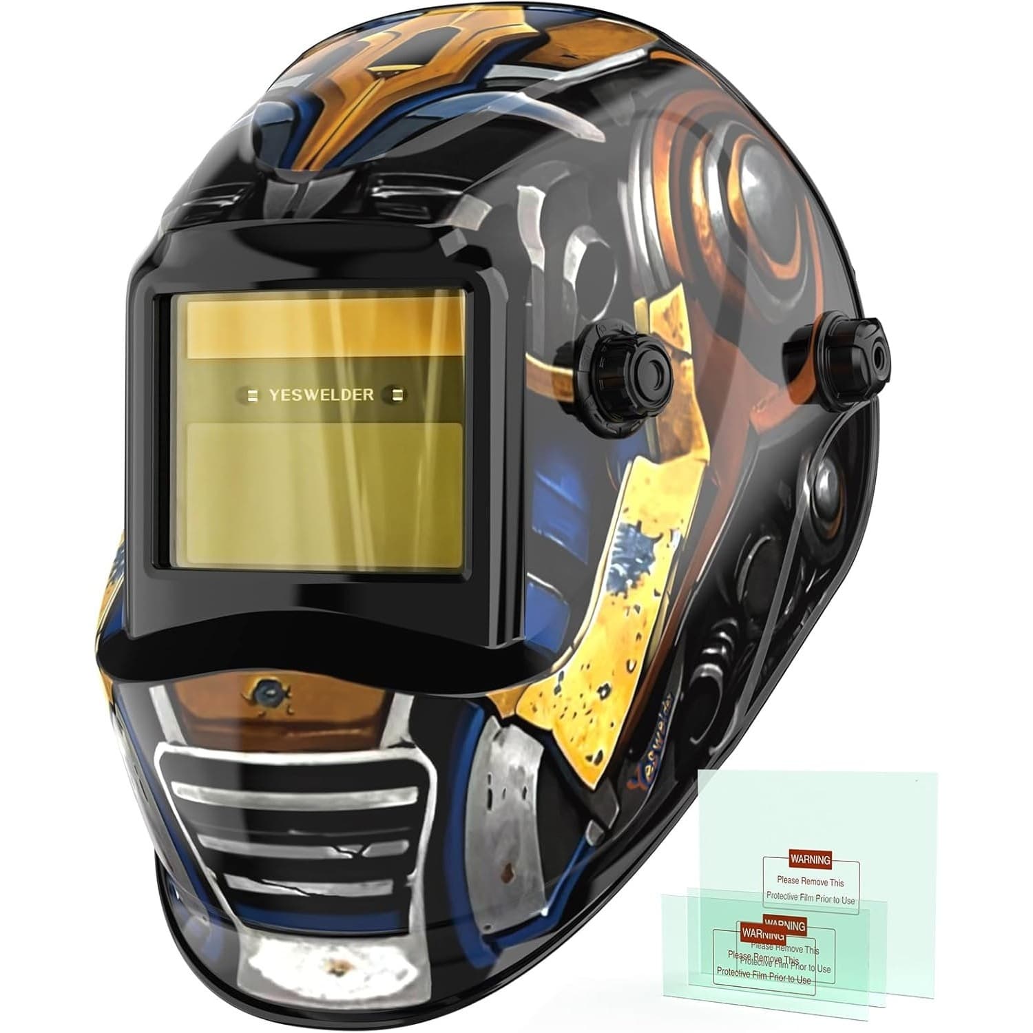 YESWELDER Auto Darkening Welding Helmet True Color Solar Powered TIG MIG ARC