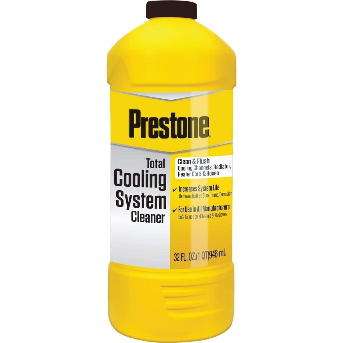 Prestone Total Cooling System Cleaner 32 fl oz Heavy Duty Radiator Flush