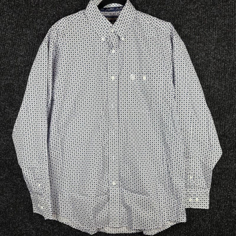 Wrangler George Strait Collection Men's Long Sleeve Button Down Shirt