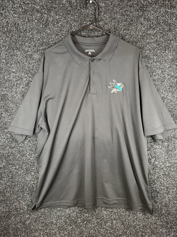 Antigua San Jose Sharks Men's Performance Golf Polo Shirt