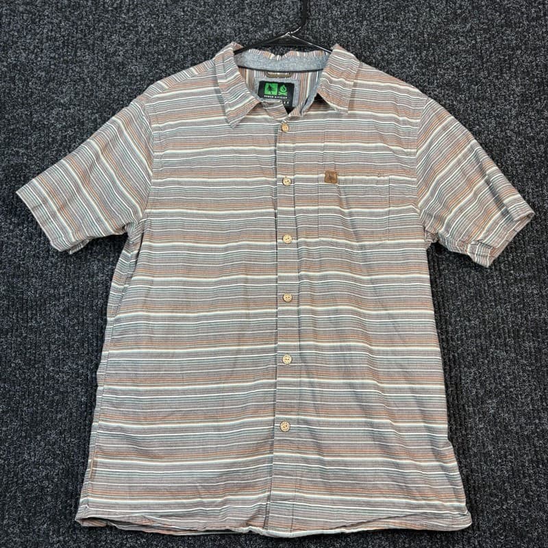 HippyTree Nomad Division Montauk Striped Short Sleeve Woven Shirt