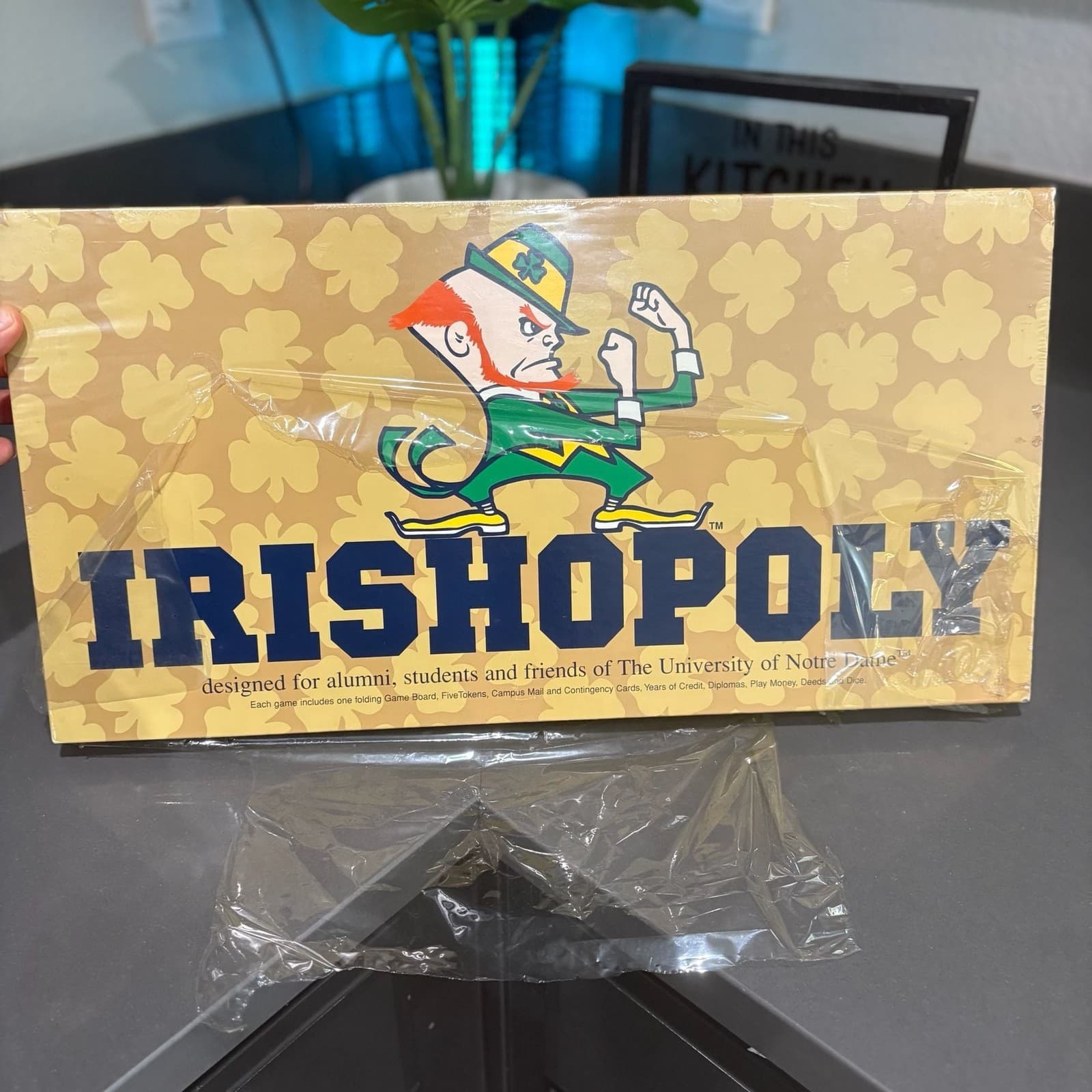 Late For The Sky Irishopoly University of Notre Dame Board Game