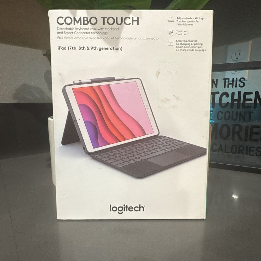 Logitech Combo Touch Detachable Keyboard Case for iPad (7th, 8th & 9th Gen)