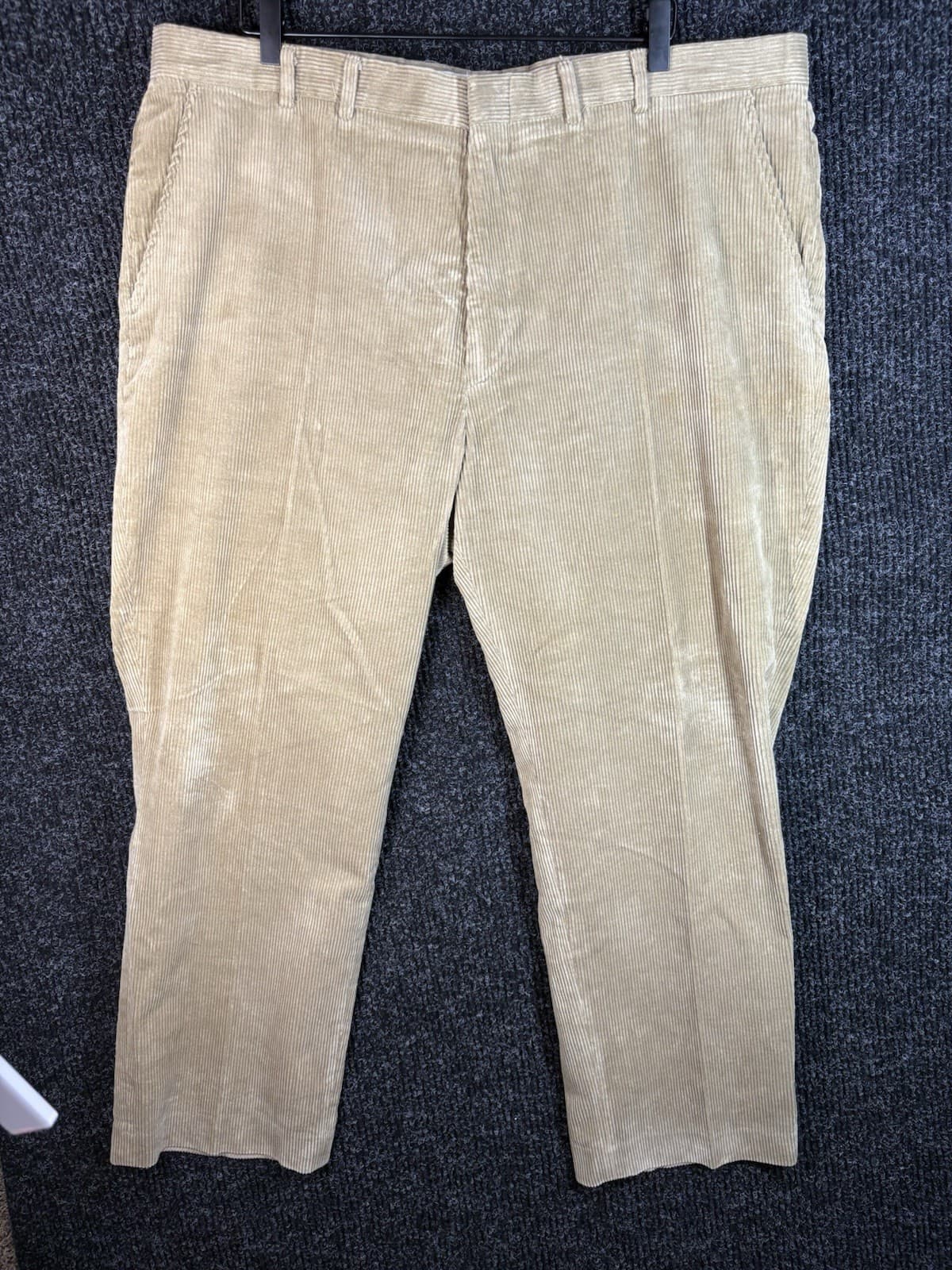 Eddie Bauer Men's Corduroy Pants Vintage Wide Wale, Size 42s Brown, High Rise