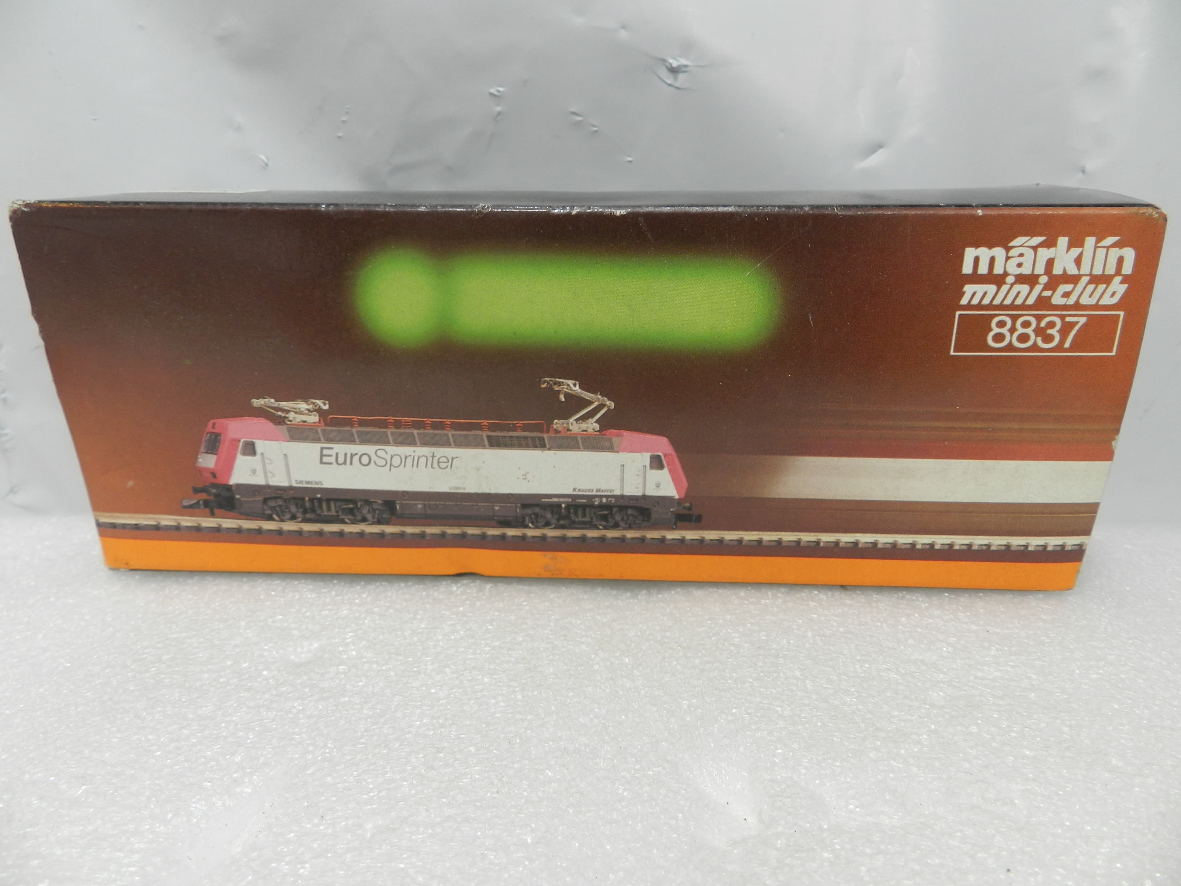 Vintage Z Scale Marklin Mini-Club 8837 Euro Sprinter Eletric Locomotive (P53K)