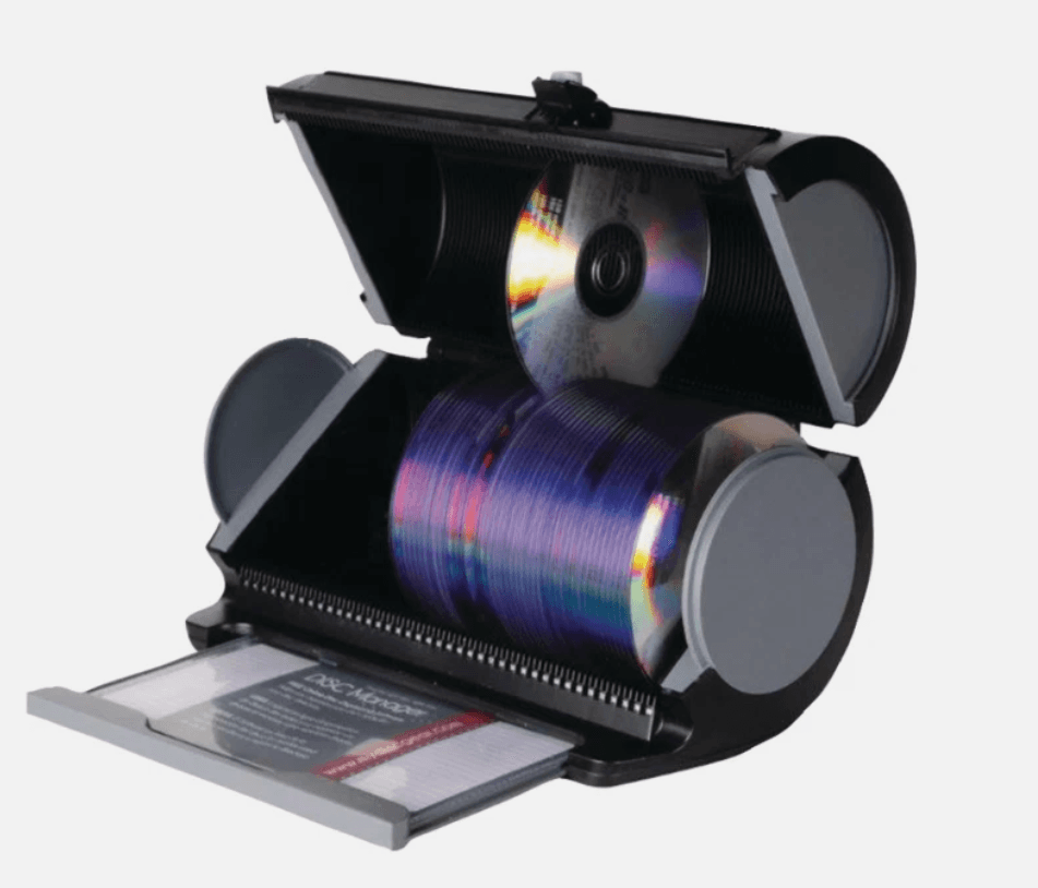 Atlantic Disc Manager 80 Disc CD/DVD Desktop Storage Organizer New Sealed (P58K)