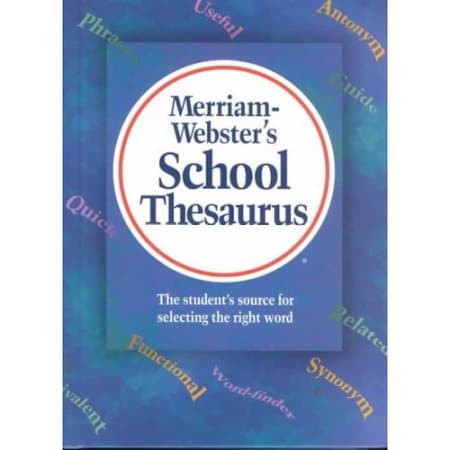 Merriam Webster S School Thesaurus