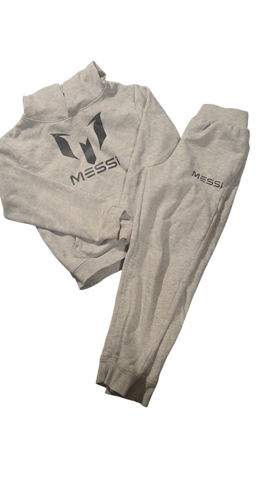 MESSi Kids Gray Hoodie & Jogger Set - Messi 10