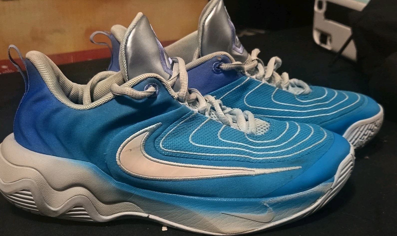 Slightly Used Nike Giannis Immortality 4 Dusty Cactus 5Youth Basketball Shoes