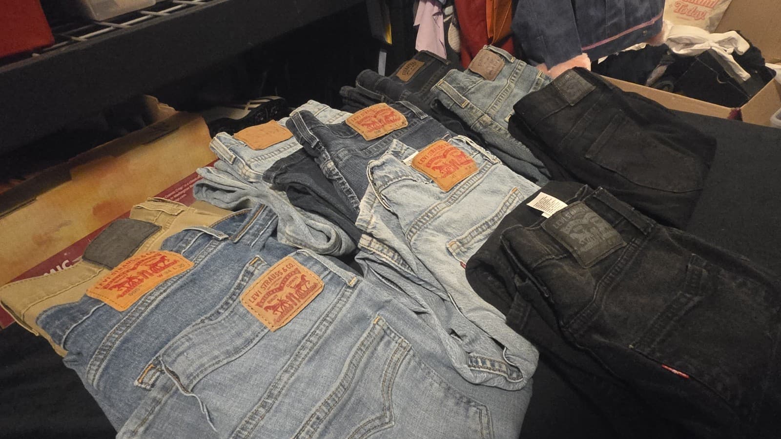 Levi’s Jeans Wholesale Lot of 10 Reseller Denim Bundle Mixed Sizes Men Women