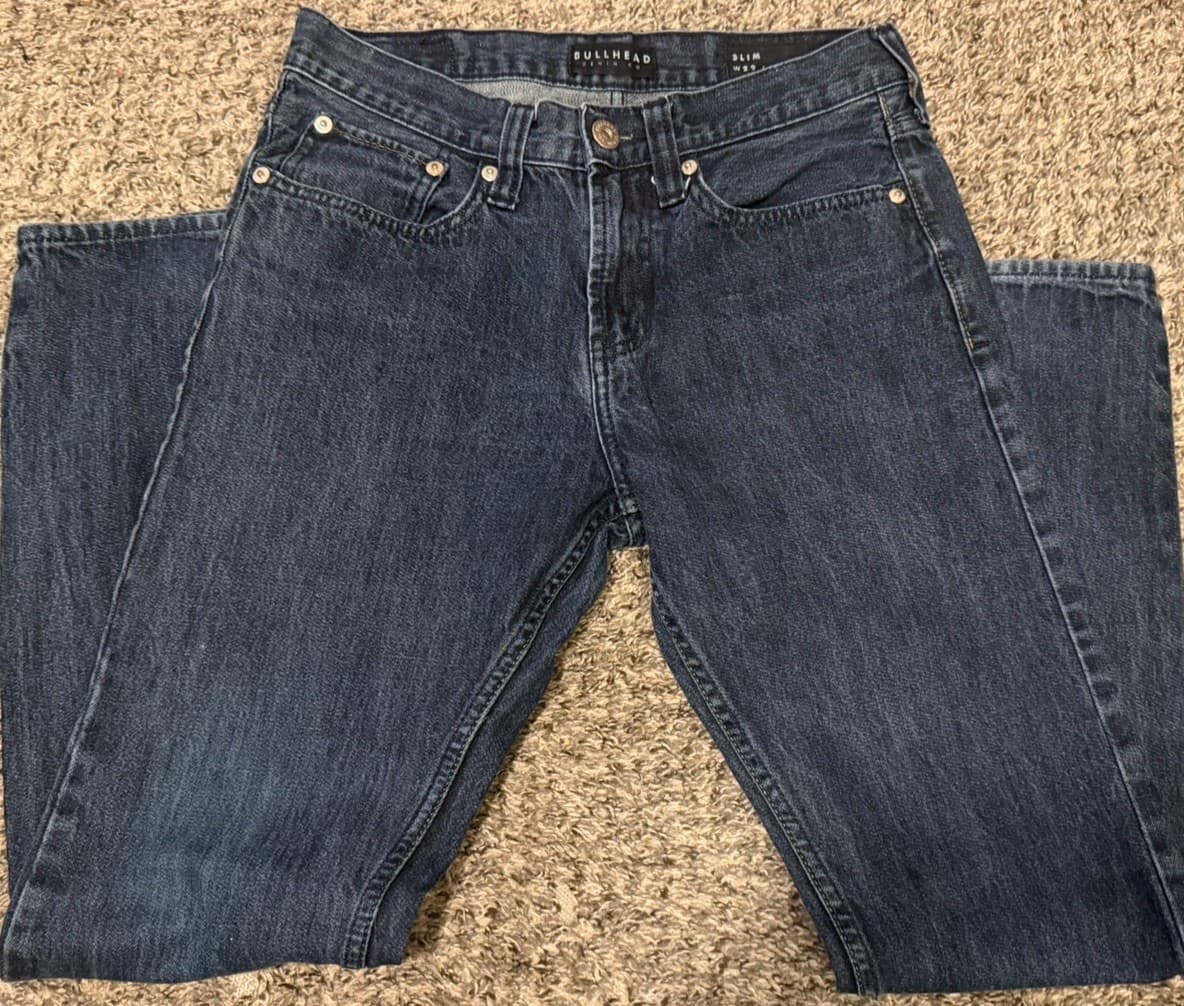 Bullhead Women Slim Denim Jeans Size 29x30 Blue Used Excellent Condition